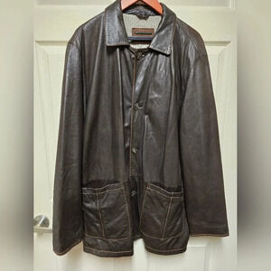 Robert Comstock "Vertical" Lambskin Men's Jacket ~ Size L